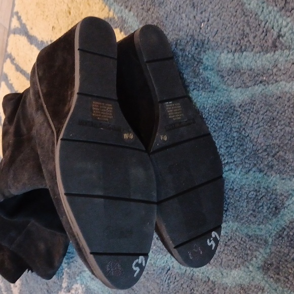 NEW Antonio Melani's Maesyn Black Oiled Tall Leather Boots SZ 6.5 - Picture 9 of 10